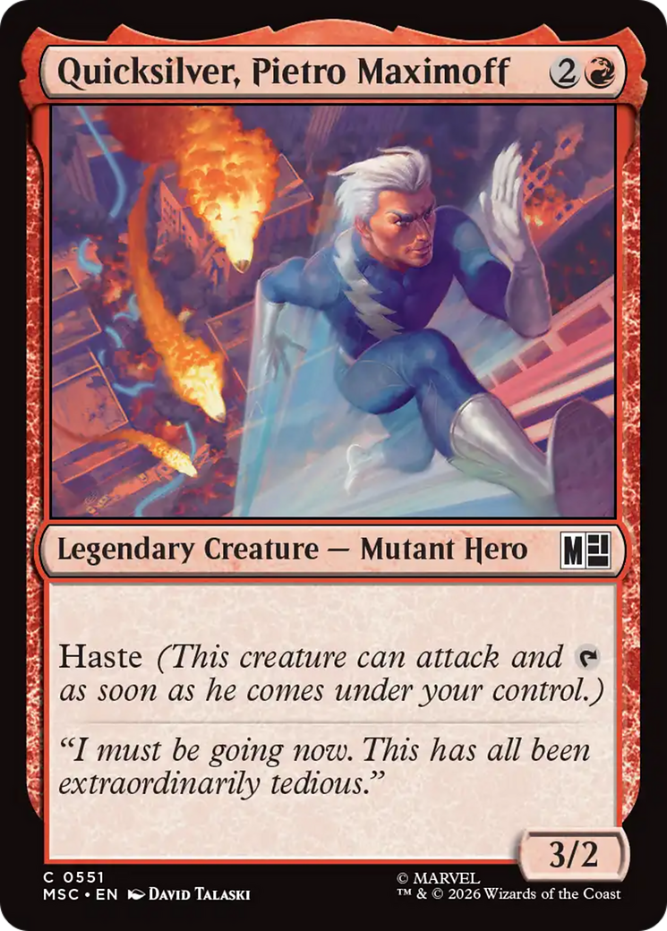 Quicksilver, Pietro Maximoff (0551) [Marvel Super Heroes Commander] | Total Play