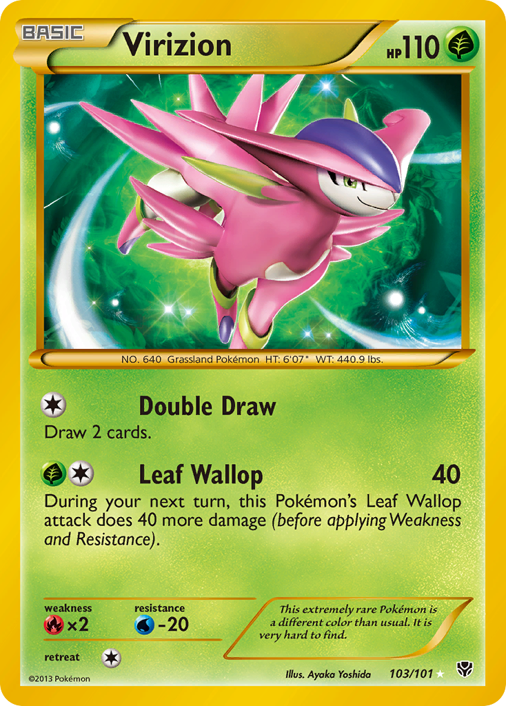 Virizion (103/101) [Black & White: Plasma Blast] | Total Play