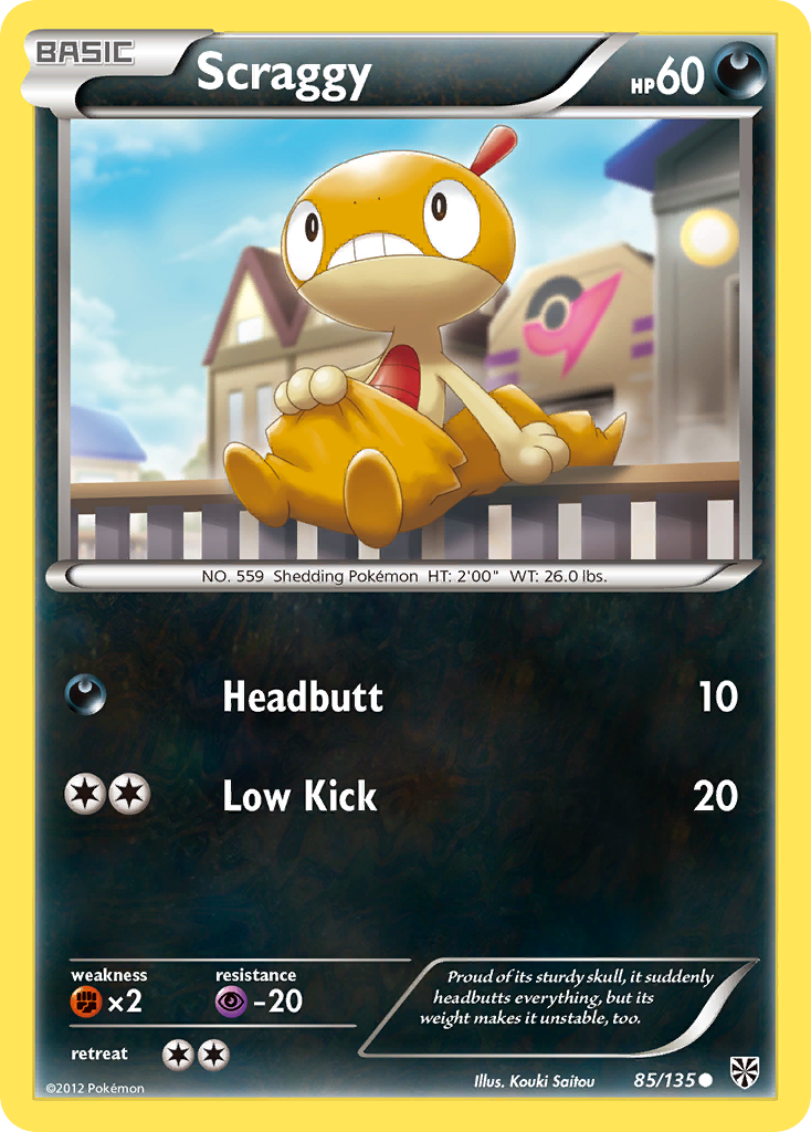 Scraggy (85/135) [Black & White: Plasma Storm] | Total Play