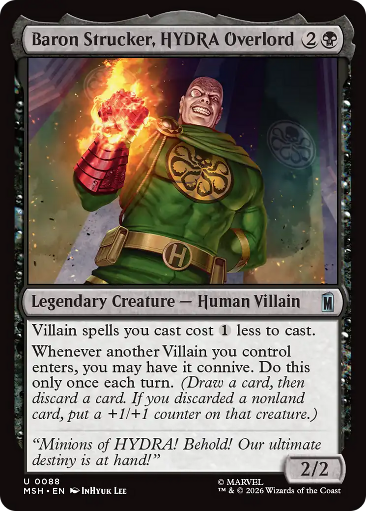 Baron Strucker, HYDRA Overlord [Marvel Super Heroes] | Total Play