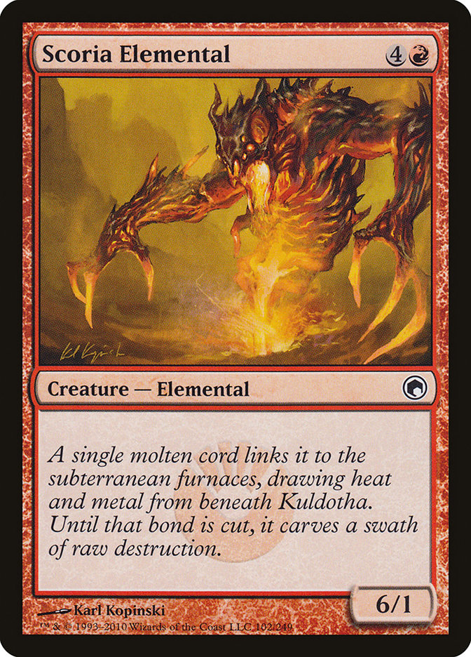 Scoria Elemental [Scars of Mirrodin] | Total Play