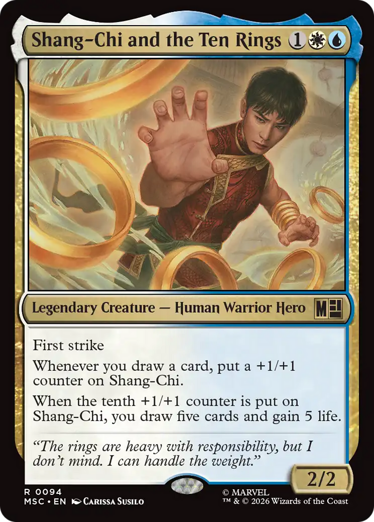 Shang-Chi and the Ten Rings (Surge Foil) [Marvel Super Heroes Commander] | Total Play