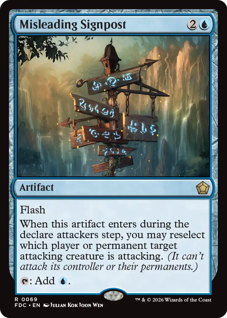 Misleading Signpost [Foundations Commander] | Total Play