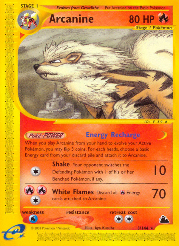 Arcanine (3/144) [Skyridge] | Total Play