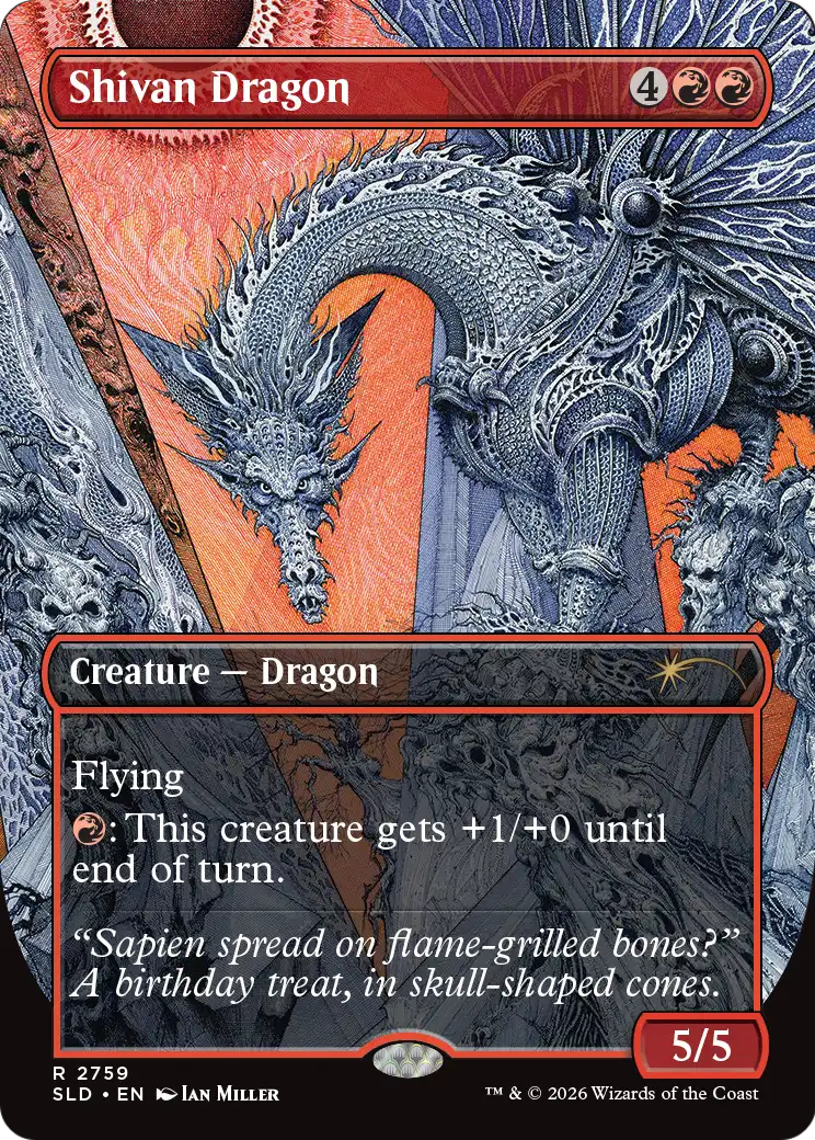 Shivan Dragon (2759) [Secret Lair Drop Series] | Total Play