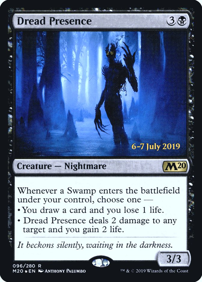 Dread Presence [Core Set 2020 Prerelease Promos] | Total Play