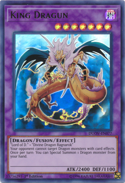 King Dragun [DUOV-EN077] Ultra Rare | Total Play