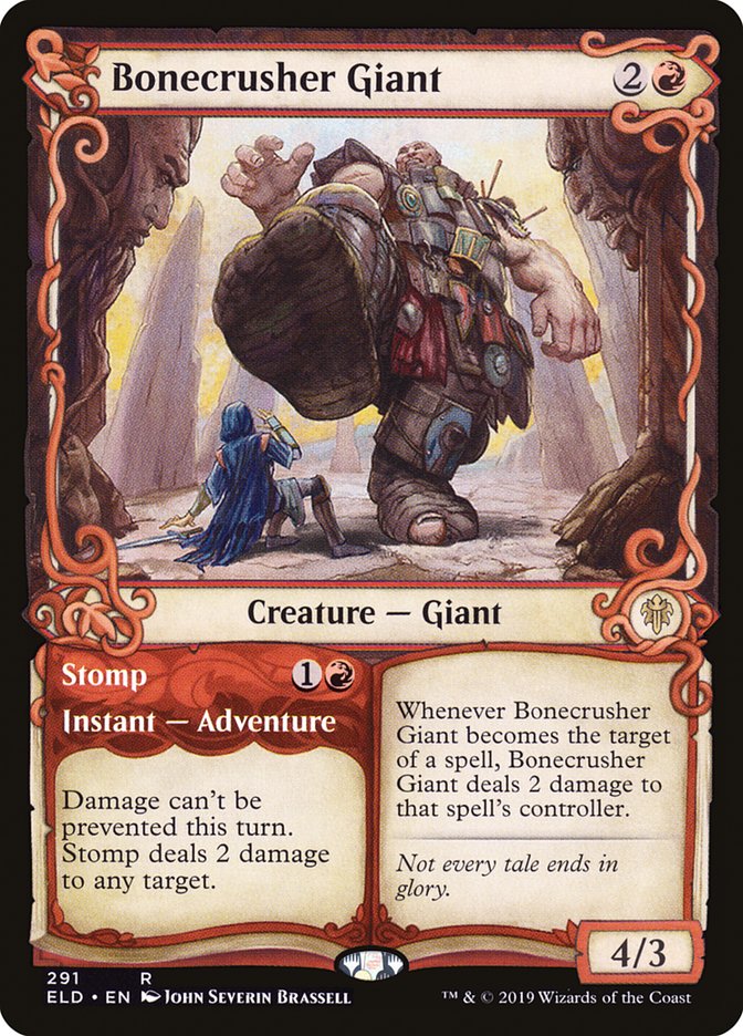Bonecrusher Giant // Stomp (Showcase) [Throne of Eldraine] | Total Play