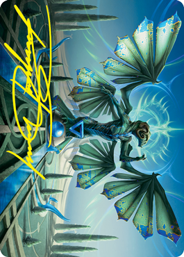 Tanazir Quandrix Art Card (Gold-Stamped Signature) [Strixhaven: School of Mages Art Series] | Total Play