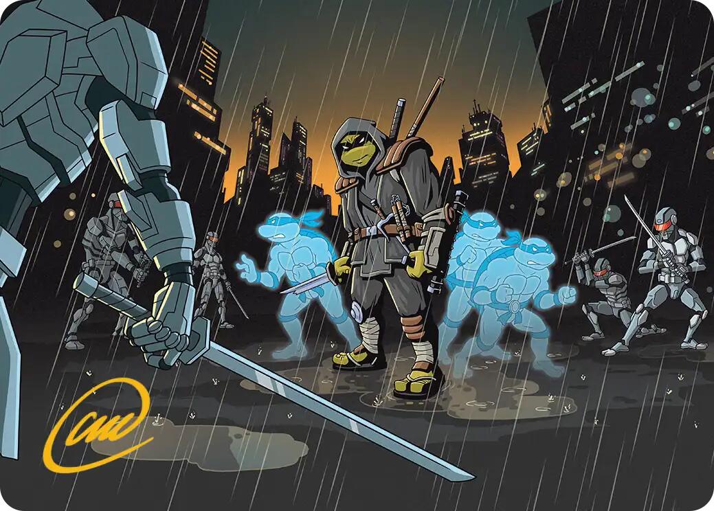 The Last Ronin's Technique Art Card (Gold-Stamped Signature) [Teenage Mutant Ninja Turtles Art Series] | Total Play