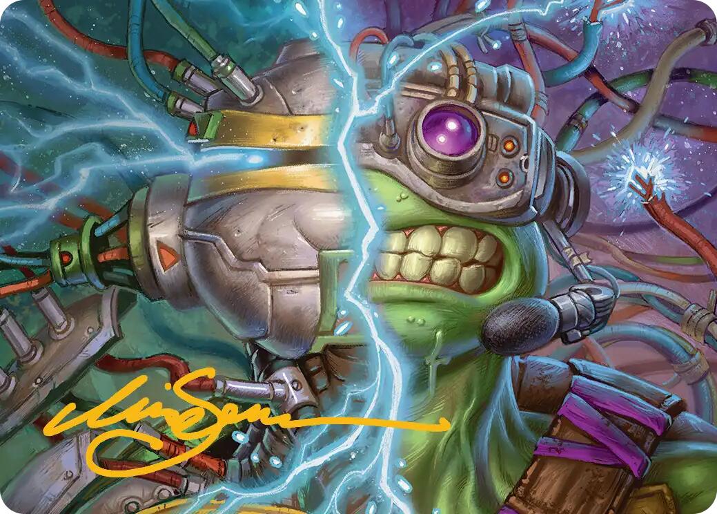Mind Transfer Protocol Art Card (Gold-Stamped Signature) [Teenage Mutant Ninja Turtles Art Series] | Total Play