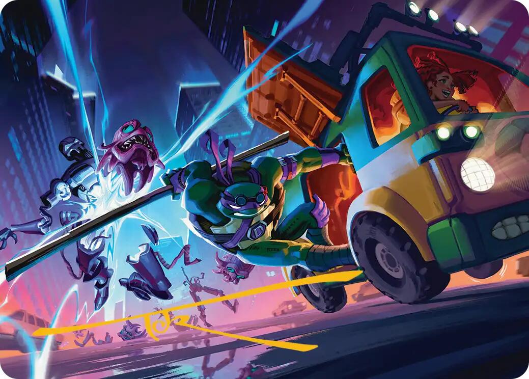 Donatello, Rad Scientist Art Card (Gold-Stamped Signature) [Teenage Mutant Ninja Turtles Art Series] | Total Play