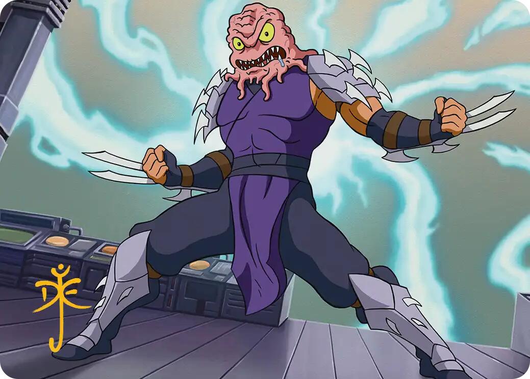 Krang & Shredder Art Card (Gold-Stamped Signature) [Teenage Mutant Ninja Turtles Art Series] | Total Play