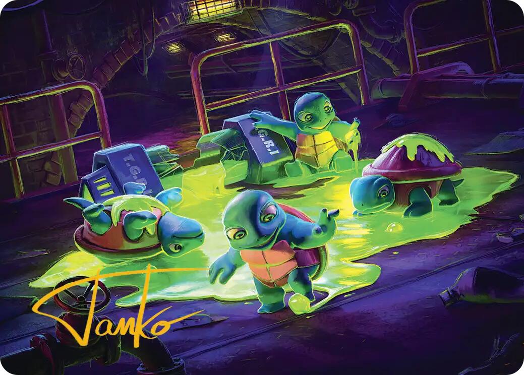 The Ooze Art Card (Gold-Stamped Signature) [Teenage Mutant Ninja Turtles Art Series] | Total Play
