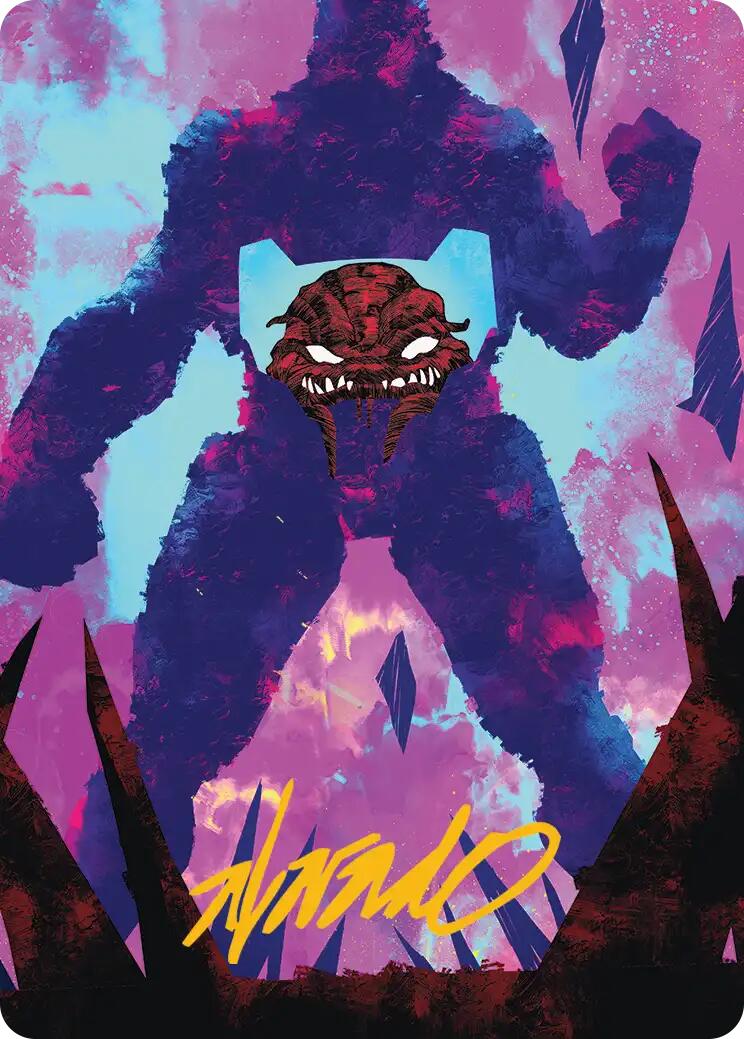 Krang, Utrom Warlord Art Card (Gold-Stamped Signature) [Teenage Mutant Ninja Turtles Art Series] | Total Play