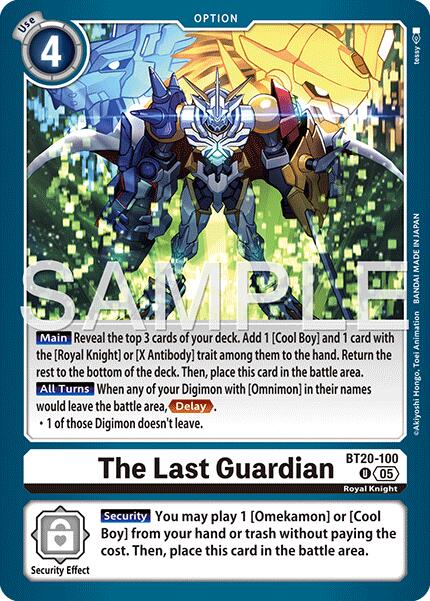 The Last Guardian [BT20-100] (Foil Reprint) [Advanced Booster Digimon Generation] | Total Play