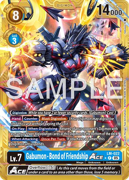 Gabumon [LM-022] - Bond of Friendship ACE (Gold Border) [Advanced Booster Digimon Generation] | Total Play
