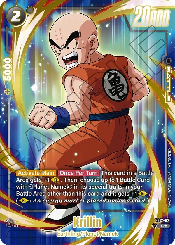 Krillin (FS12-02) (Gold) [Starter Deck EX: The Beat of Ki] | Total Play