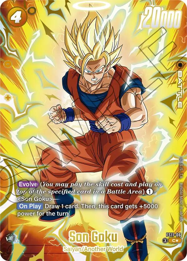 Son Goku (FS11-06) (Gold) [Starter Deck EX: The Phase of Evolution] | Total Play