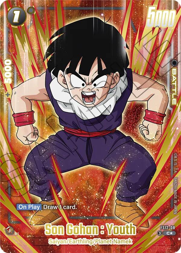 Son Gohan : Youth (FS12-08) (Gold) [Starter Deck EX: The Beat of Ki] | Total Play