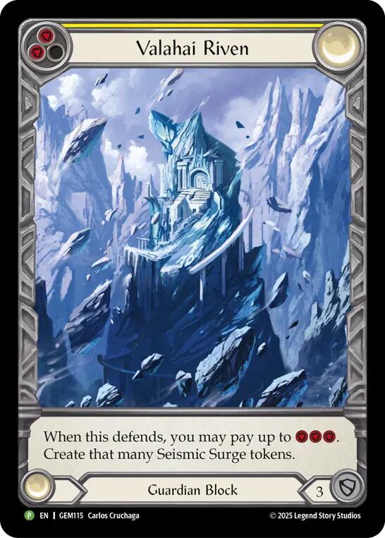 Valahai Riven (Yellow) [GEM115] (GEM Pack 4) | Total Play