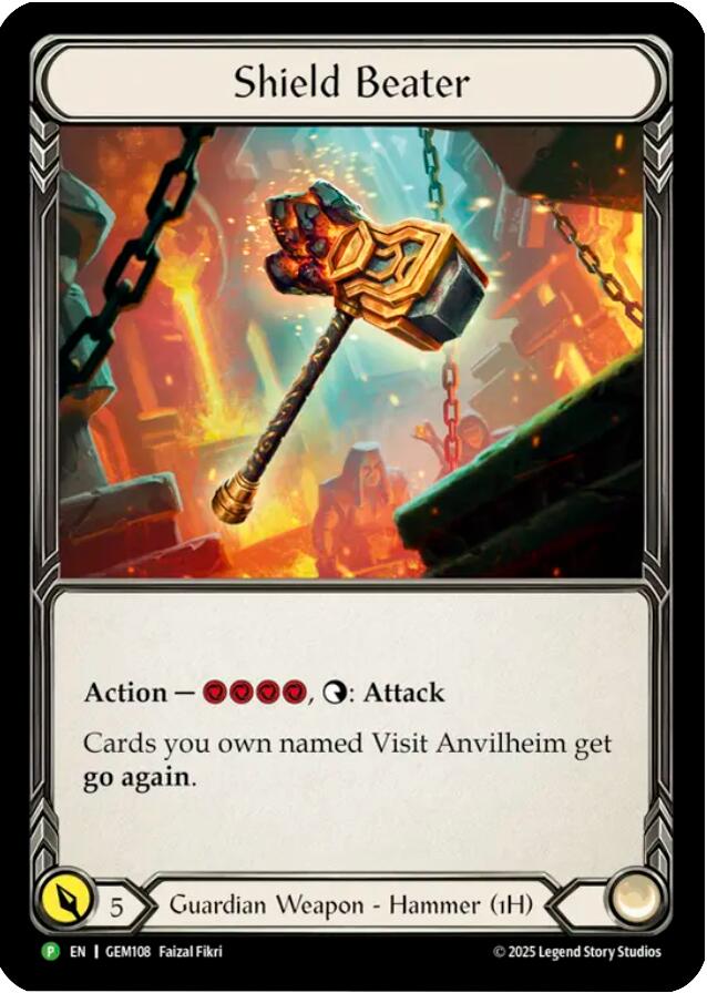 Shield Beater [GEM108] (GEM Pack 4)  Cold Foil | Total Play