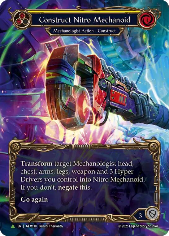 Construct Nitro Mechanoid [GEM119] (GEM Pack 4) | Total Play