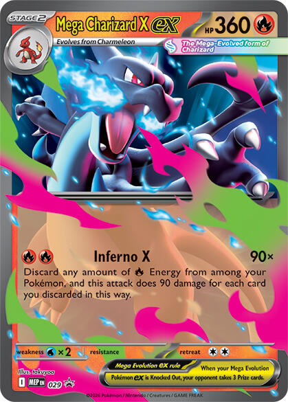 Mega Charizard X ex (029) [Mega Evolution Promo] | Total Play