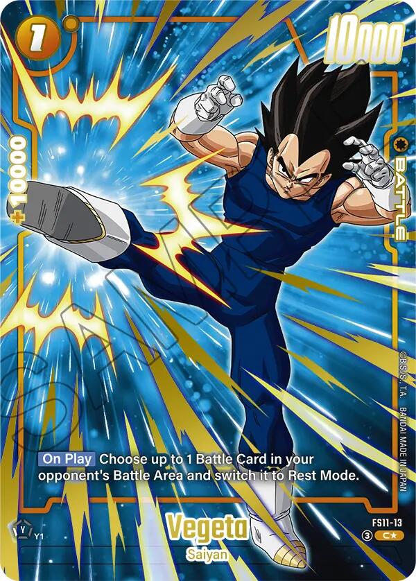 Vegeta (FS11-13) (Gold) [Starter Deck EX: The Phase of Evolution] | Total Play