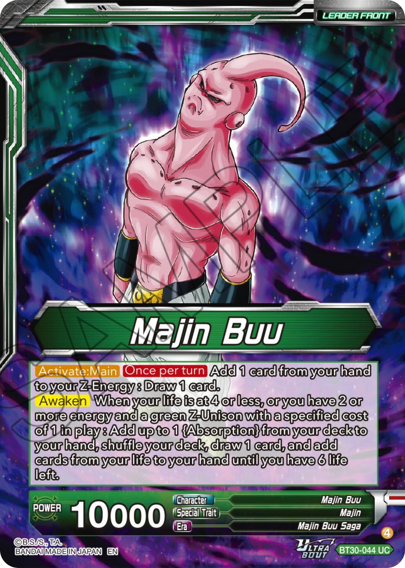Majin Buu // Majin Buu, Ultimate Majin (BT30-044) [Three Glorious Fighters] | Total Play