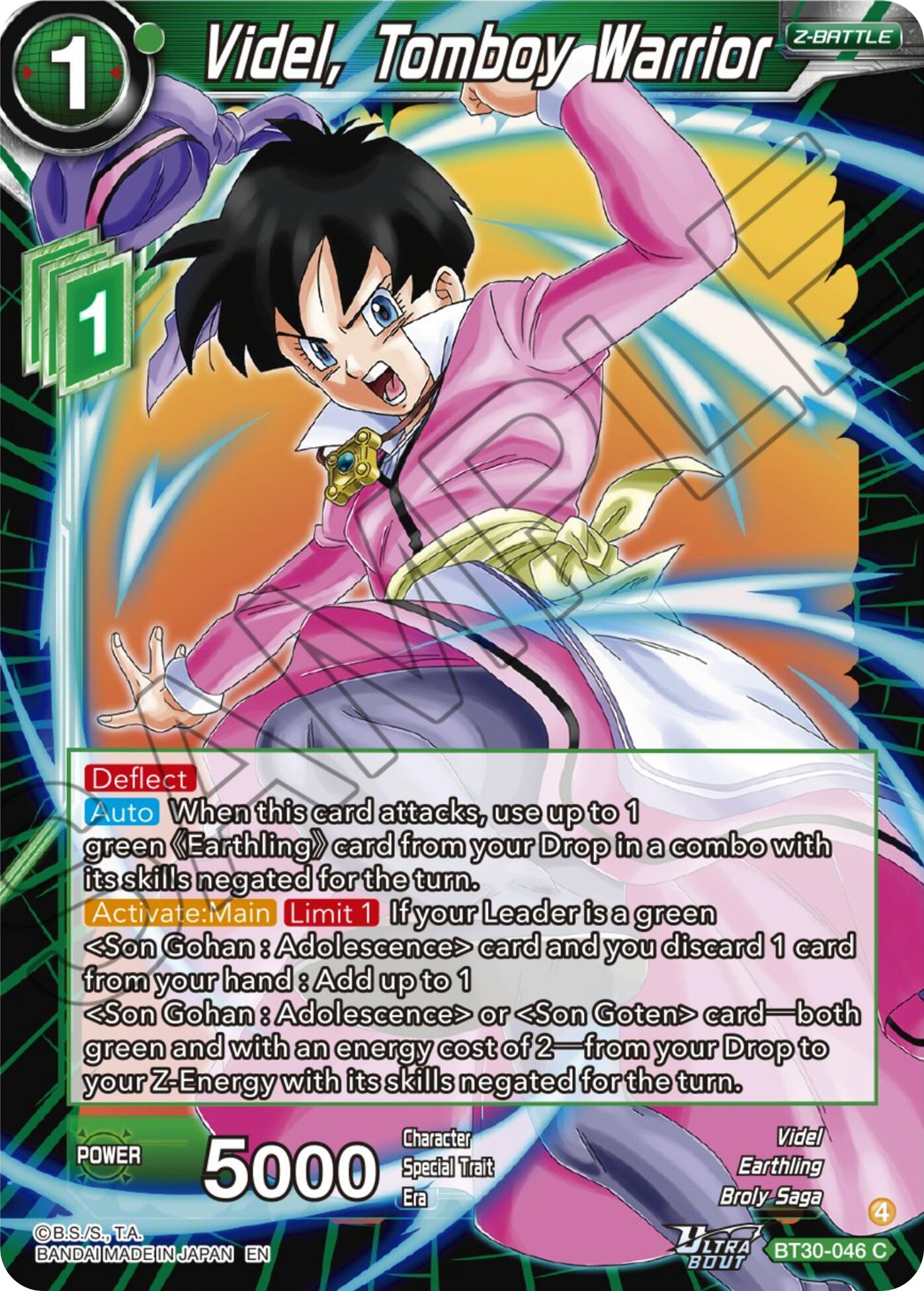 Videl, Tomboy Warrior (BT30-046) [Three Glorious Fighters] | Total Play