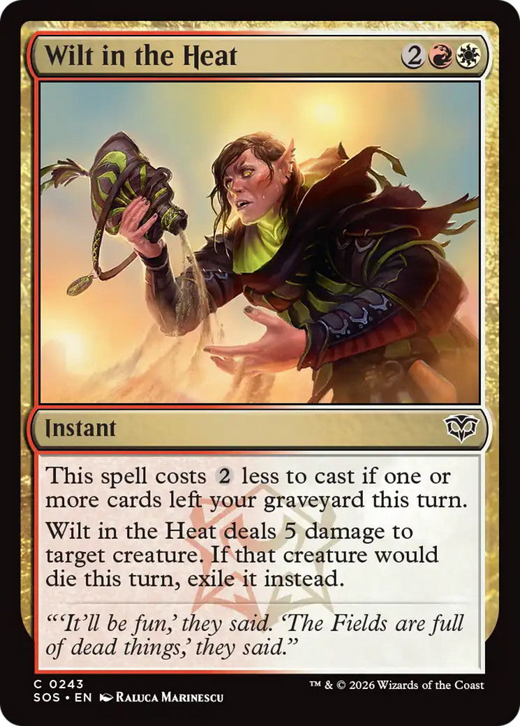 Wilt in the Heat [Secrets of Strixhaven] | Total Play