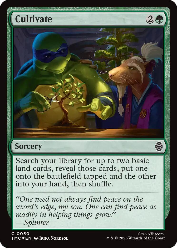 Cultivate (Surge Foil) [Teenage Mutant Ninja Turtles Commander] | Total Play