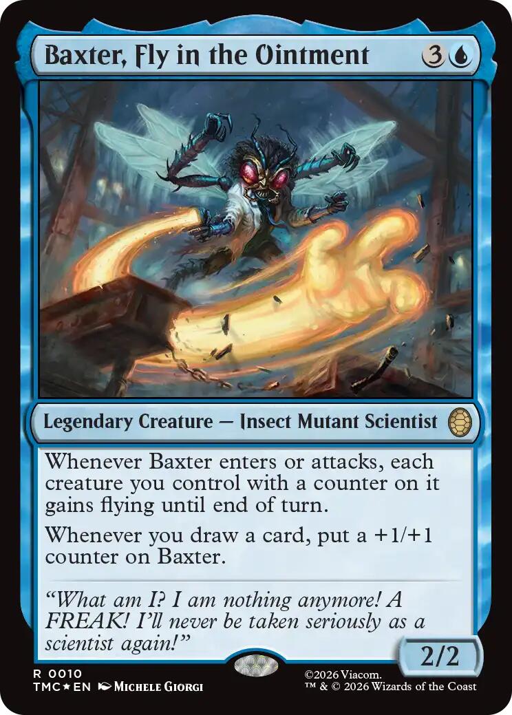 Baxter, Fly in the Ointment (Surge Foil) [Teenage Mutant Ninja Turtles Commander] | Total Play