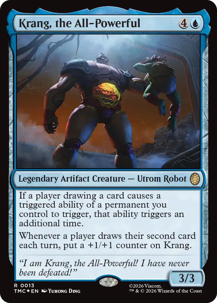 Krang, the All-Powerful (Surge Foil) [Teenage Mutant Ninja Turtles Commander] | Total Play