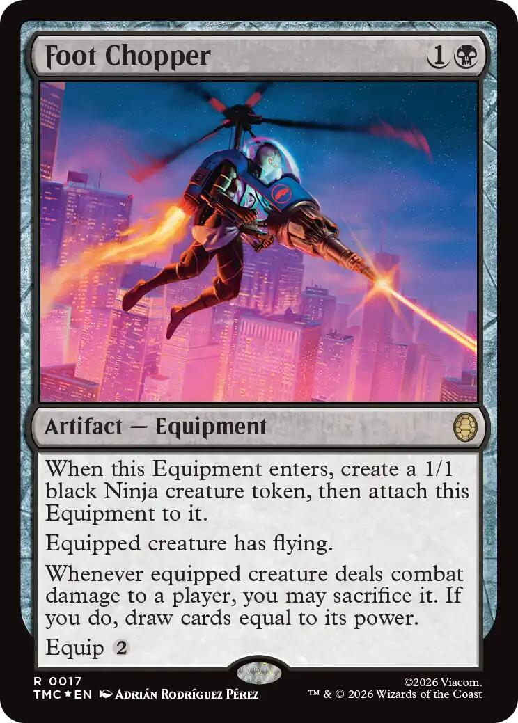 Foot Chopper (Surge Foil) [Teenage Mutant Ninja Turtles Commander] | Total Play