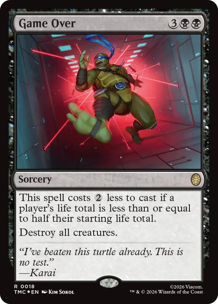 Game Over (Surge Foil) [Teenage Mutant Ninja Turtles Commander] | Total Play