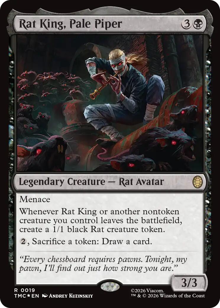 Rat King, Pale Piper (Surge Foil) [Teenage Mutant Ninja Turtles Commander] | Total Play