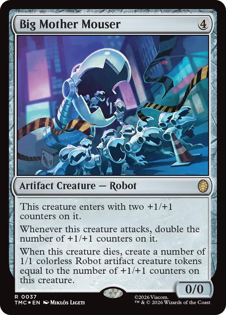 Big Mother Mouser (Surge Foil) [Teenage Mutant Ninja Turtles Commander] | Total Play