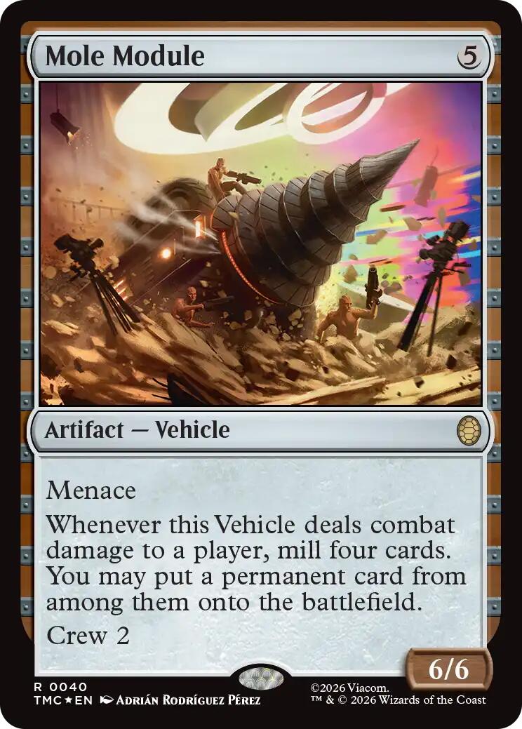 Mole Module (Surge Foil) [Teenage Mutant Ninja Turtles Commander] | Total Play