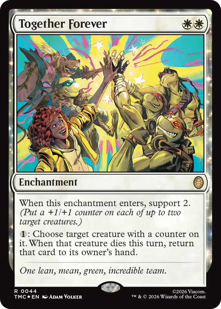 Together Forever (Surge Foil) [Teenage Mutant Ninja Turtles Commander] | Total Play