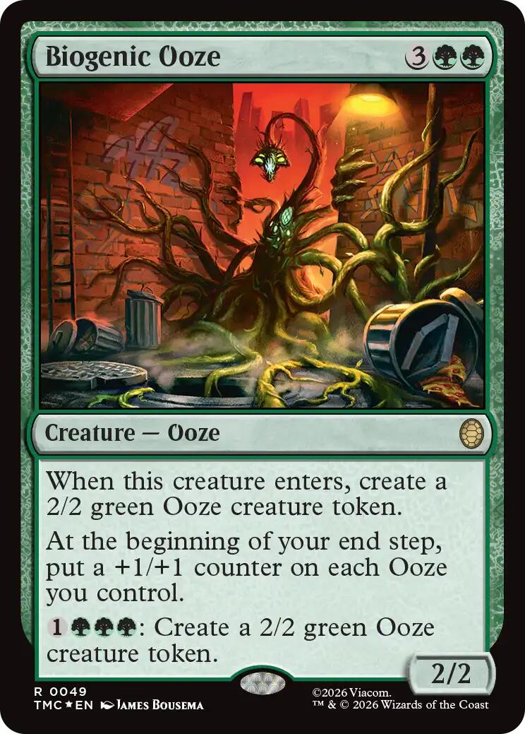 Biogenic Ooze (Surge Foil) [Teenage Mutant Ninja Turtles Commander] | Total Play