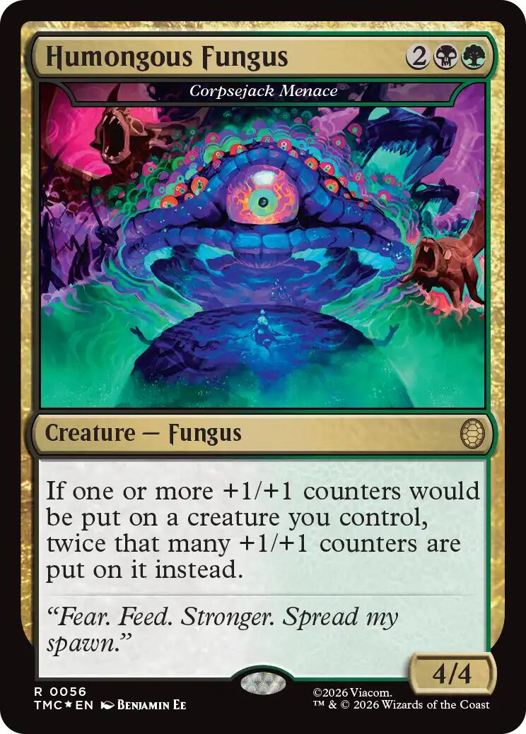 Humongous Fungus - Corpsejack Menace (Surge Foil) [Teenage Mutant Ninja Turtles Commander] | Total Play