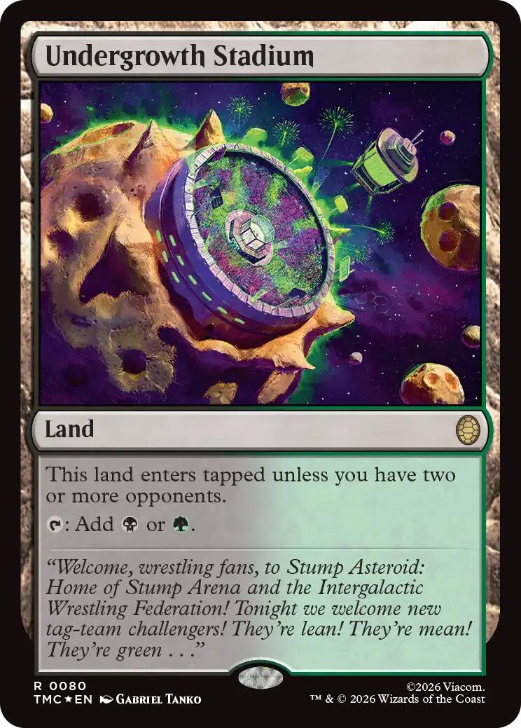 Undergrowth Stadium (Surge Foil) [Teenage Mutant Ninja Turtles Commander] | Total Play