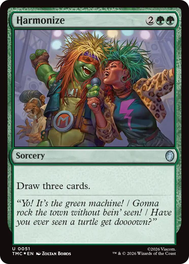 Harmonize (Surge Foil) [Teenage Mutant Ninja Turtles Commander] | Total Play
