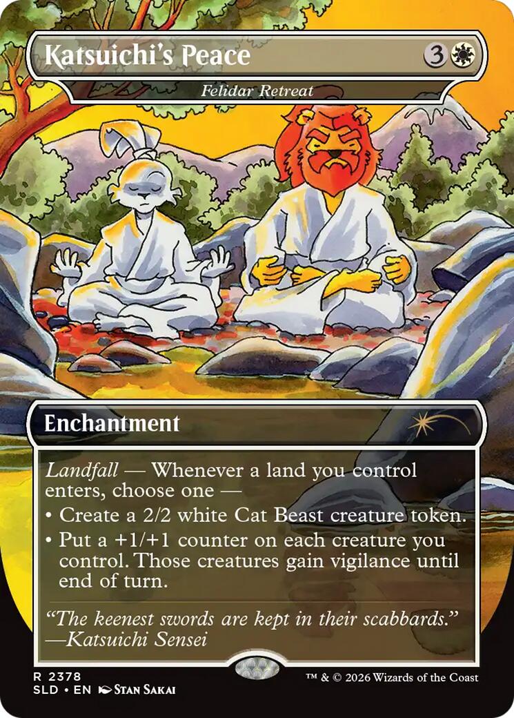 Katsuichi's Peace - Felidar Retreat [Secret Lair Drop Series] | Total Play