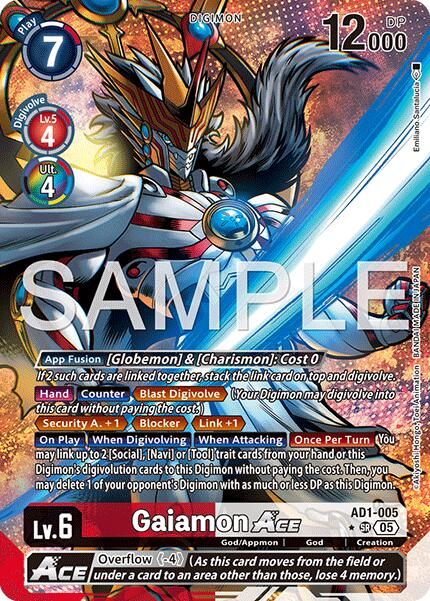 Gaiamon ACE [AD1-005] (Alternate Art) [Advanced Booster Digimon Generation] | Total Play