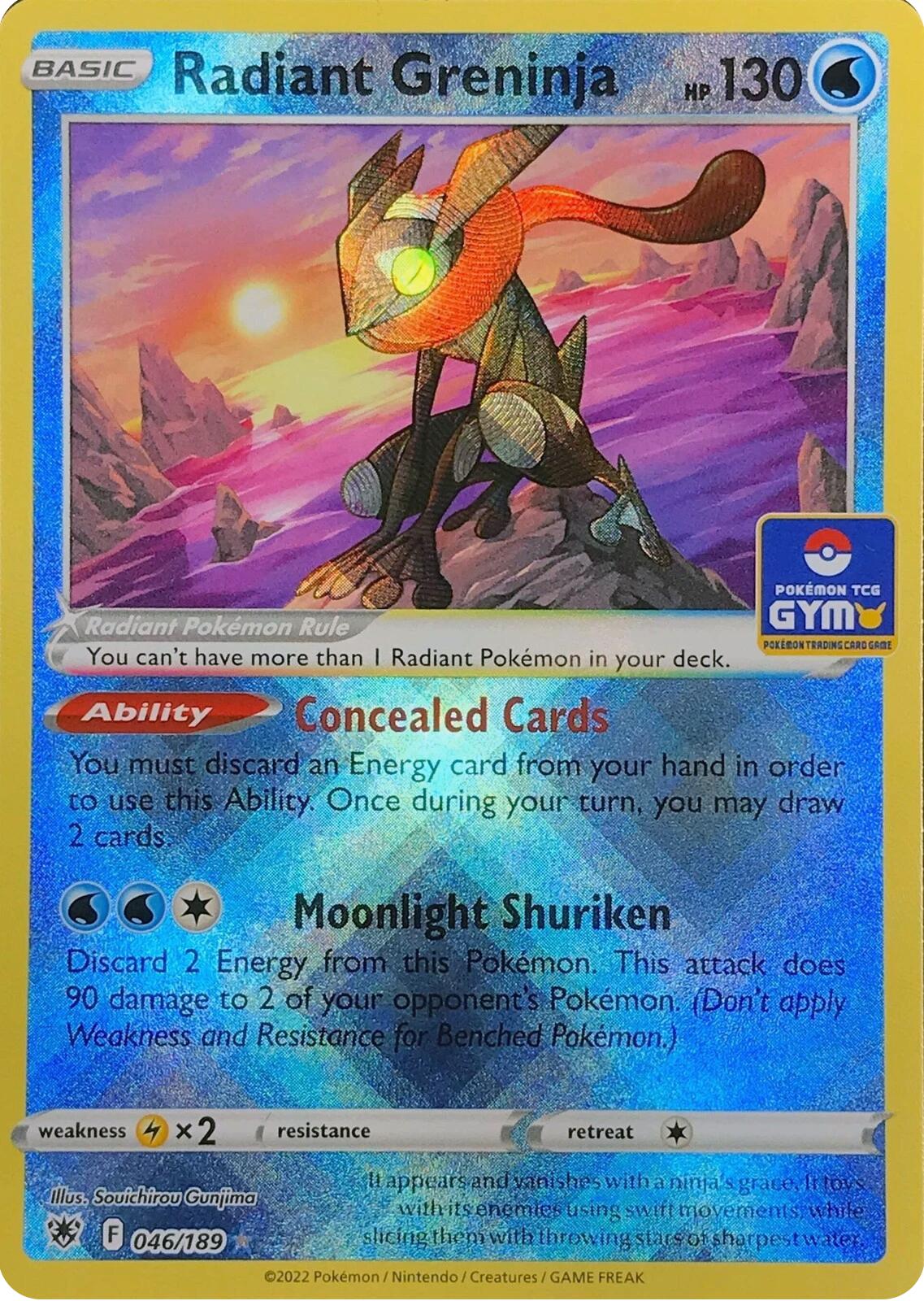 Radiant Greninja (046/189) [League & Championship Cards] | Total Play
