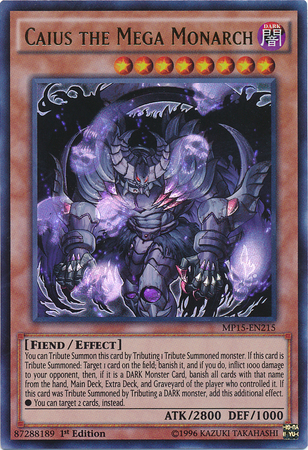 Caius the Mega Monarch [MP15-EN215] Ultra Rare | Total Play