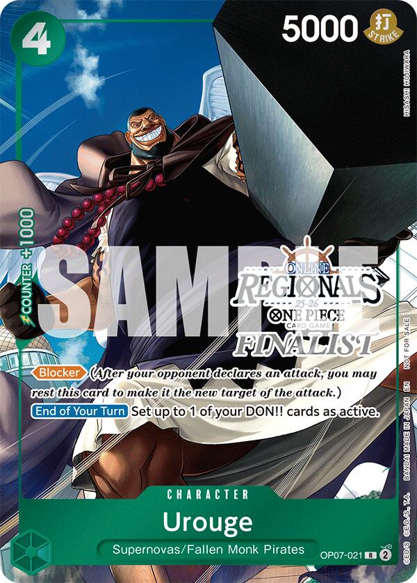 Urouge (Online Regional Finalist Card Set 2025 Vol.1) [One Piece Promotion Cards] | Total Play